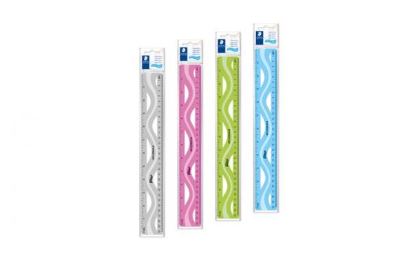 Pravítko, plastové, ohybné, 30 cm, STAEDTLER "Ultraflex"