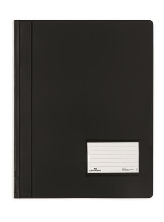 Rýchloviazač, A4, extra silný, široký, DURABLE, čierna
