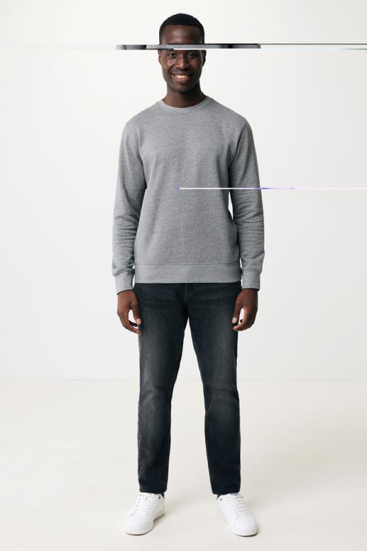 Ľahká mikina IQONIQ Etosha z recykl. bavlny light heather anthracite XL 11