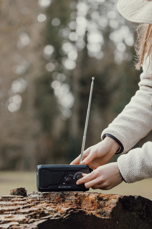 Nordic Drift Titan IPX4 multifunkčné rádio 4000 mAh čierna 8