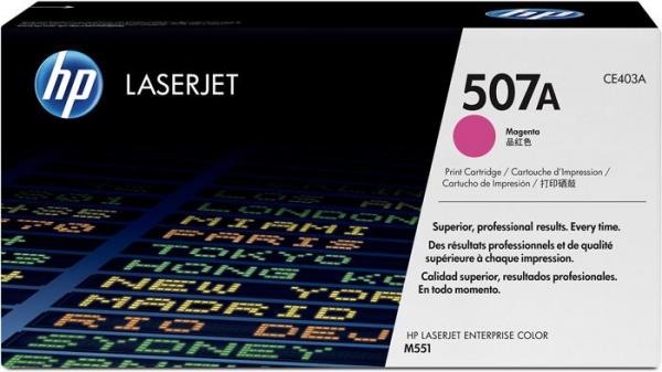 HP Laserjet M551 červený toner, 6K /507A/ 1