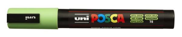 Dekoračný popisovač, 1,8-2,5 mm, UNI "Posca PC-5M", zelené jablko 1