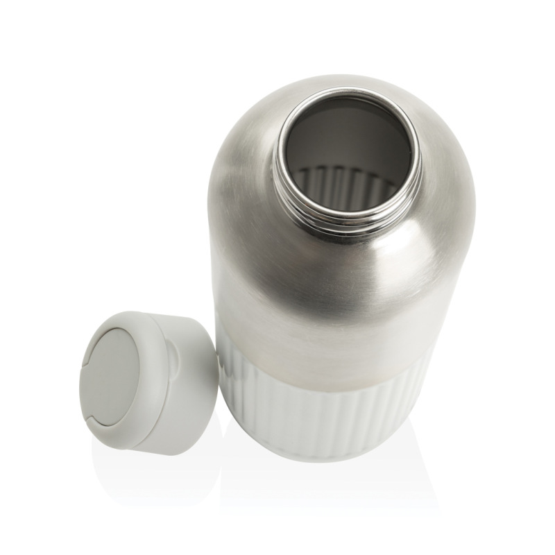 Ripple RCS R-steel nepriepustná fľaša na vodu s uškom 750 ml sivá 3