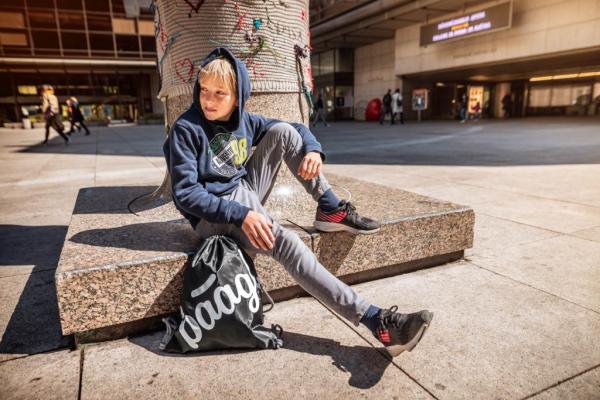 BAAGL Vrecko Skate Black 6