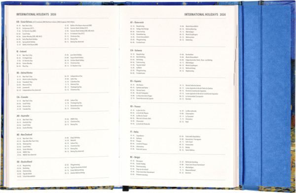 NOTIQUE Týždenný magnetický diár Vincent van Gogh 2026, 13 x 21 cm 4