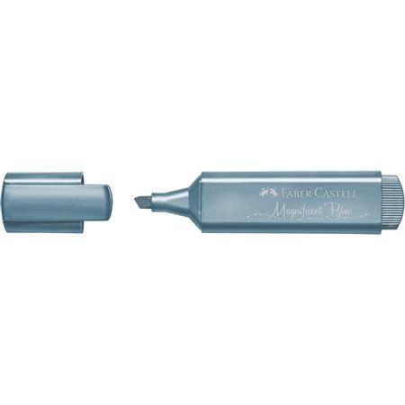 Zvýrazňovač, 1-5 mm, FABER-CASTELL "1546", kovová modrá 1