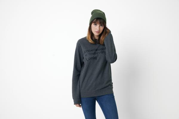 Nefarbená mikina IQONIQ Denali z recykl. bavlny heather anthracite L 6