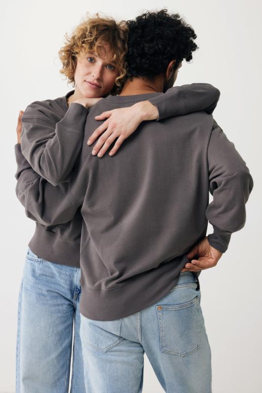 Mikina IQONIQ Kruger relaxed fit z recykl. bavlny antracitová XL 9