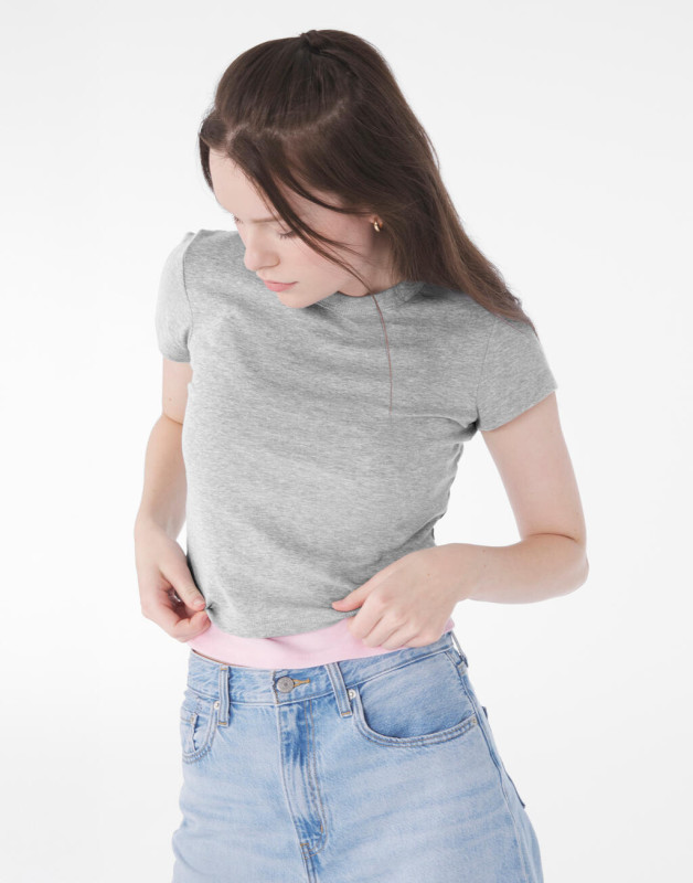 Dámske tričko Micro Rib Baby Tee 1