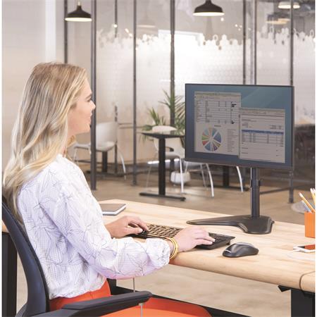 Stojan na monitory, FELLOWES "Professional Series Free Standing", čierna 2