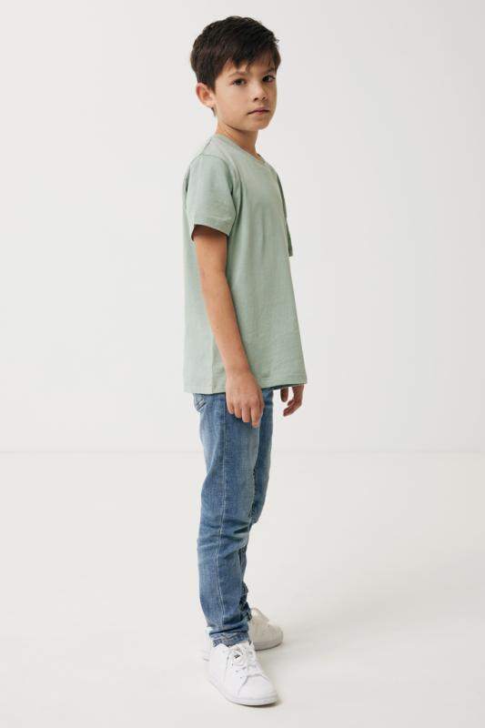Detské tričko IQONIQ Koli z recykl. bavlny Iceberg green 5-6r (110-116cm) 5