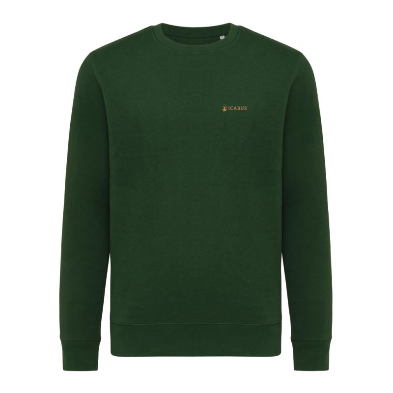 Ľahká mikina IQONIQ Etosha z recykl. bavlny forest green XXL 3