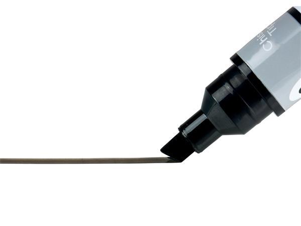Popisovač na tabule, zrezaný hrot, 4 mm, NOBO, 4 ks, čierna 3