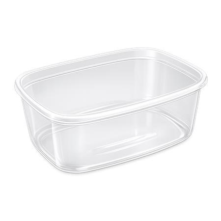 . Plastová miska, uzatvárateľná viečkom, 750 ml, 50 ks, "švédsky typ" 1