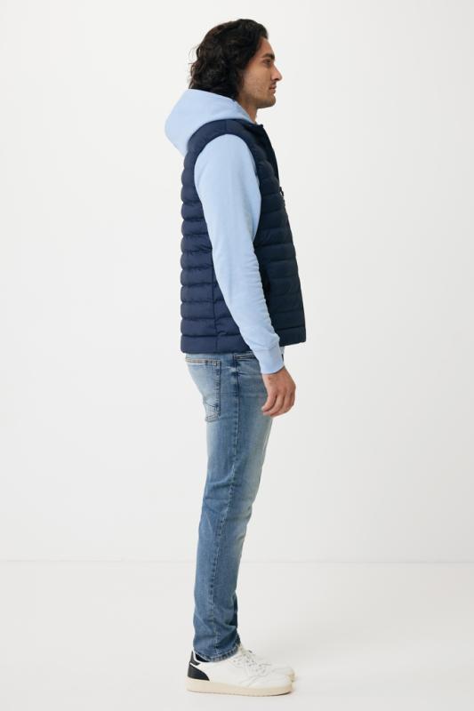 Ľahká mikina s kapucňou IQONIQ Rila z recykl. bavlny sky blue XXL 10