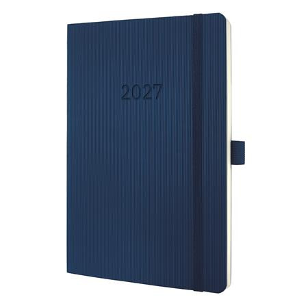 Diár, A5, týždenný, 2027, mäkká obálka, SIGEL "Conceptum", tmavomodrý 1