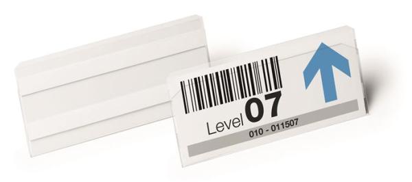 Magnetické vrecko na etikety, 150x67 mm, ležaté, DURABLE, priehľadná 3