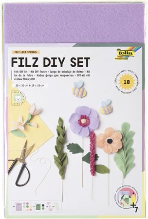 Kreatívna filcová súprava, FOLIA, jar 1