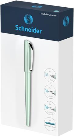 Plniace pero, darčeková sada, 1,1 mm, darček: 1,5 a 1,8 mm hrot SCHNEIDER "Callissima", mä 2