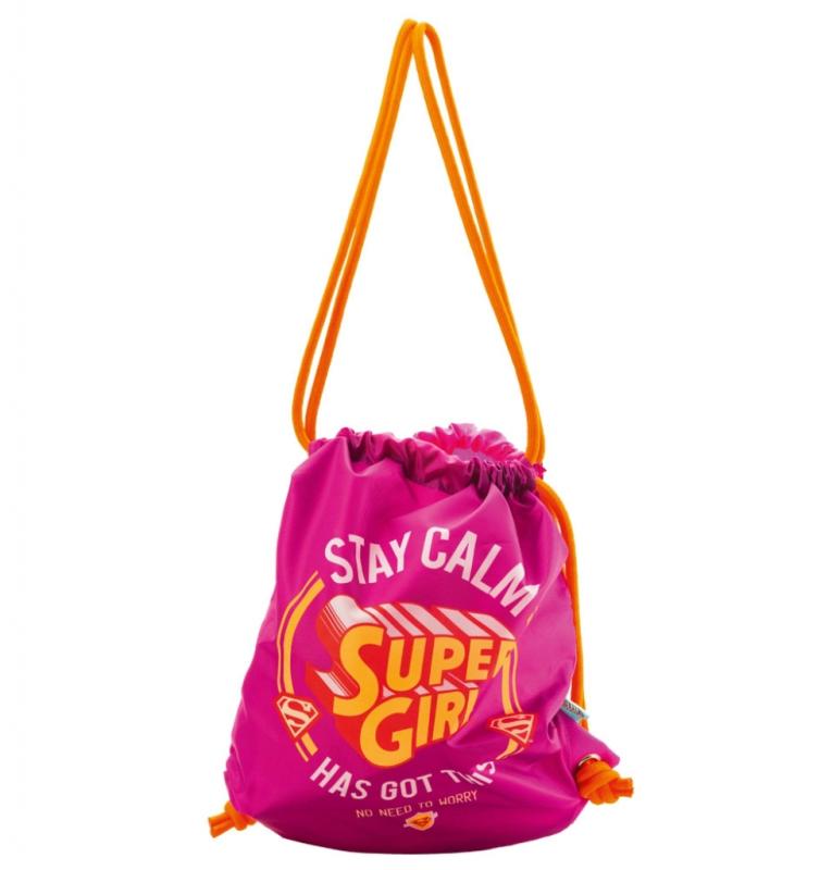 Vrecko na obuv Supergirl – STAY CALM 8