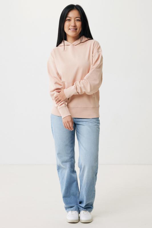 Mikina s kapucňou IQONIQ Yoho relaxed fit z recykl. bavlny peach nectar XXL 6