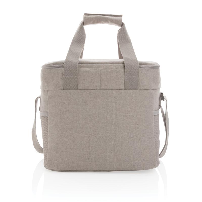 Veľká chladiaca taška Impact z 16 oz. recykl. canvas AWARE™ sivá 5