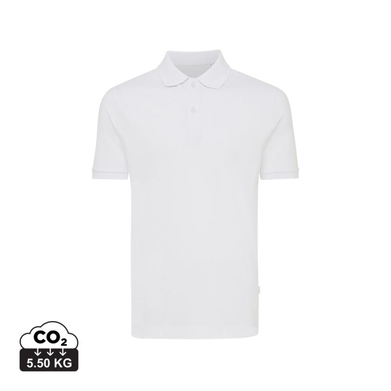 Polo tričko IQONIQ Yosemite z recykl. bavlny recycled white M