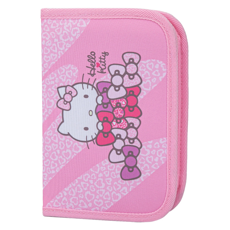 BAAGL Školský peračník jednoposchodový Hello Kitty Sweet Leopard GRS