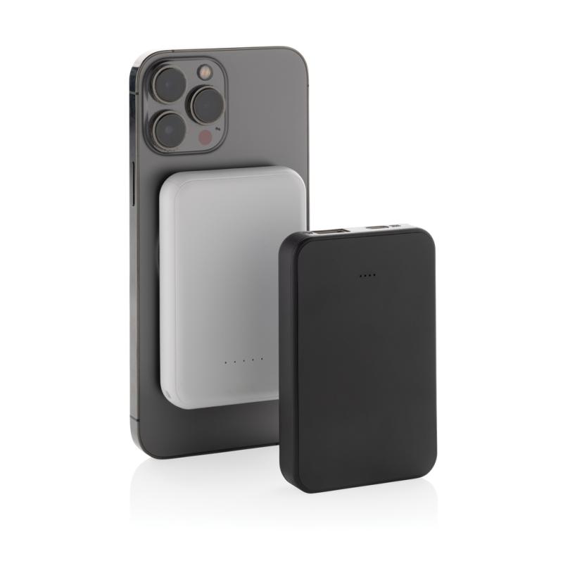Magnetická powerbanka Stellar 5000mAh 5W z RCS plastu čierna 9
