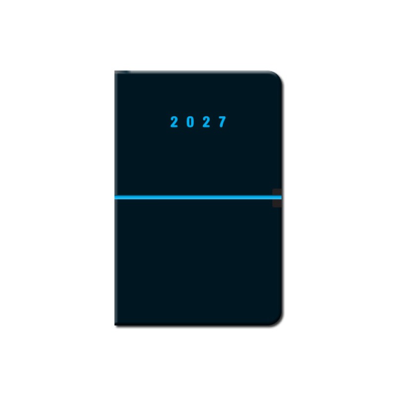 Mini diár A6 CAPRI čierny 2027