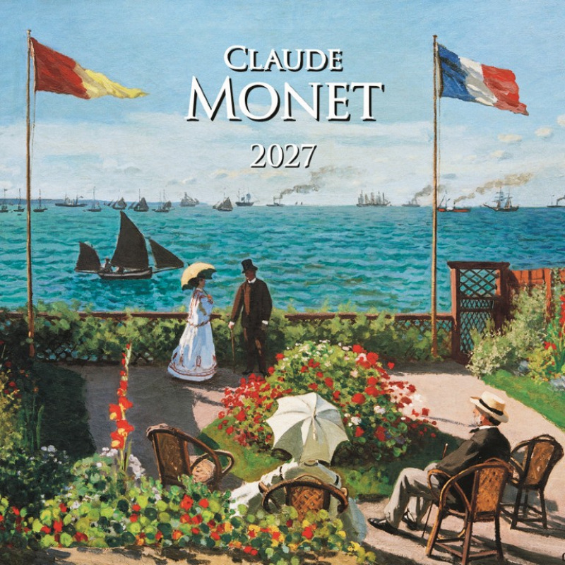 Nástenný kalendár Claude Monet štvorec 2027 1