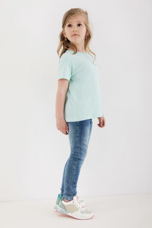 Detské tričko IQONIQ Koli z recykl. bavlny crushed mint 5-6r (110-116cm) 7
