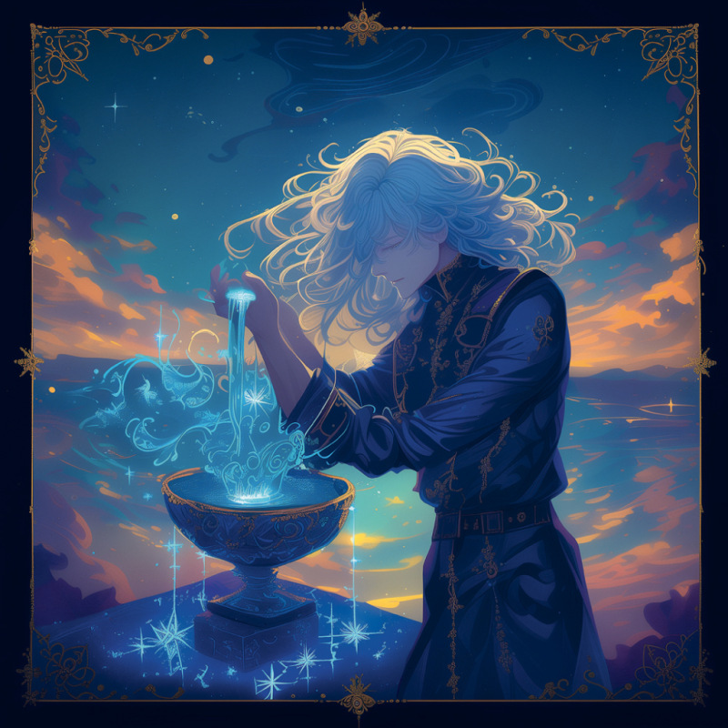 NOTIQUE Poznámkový kalendár Anime Zodiac 2027, 30 x 30 cm 3