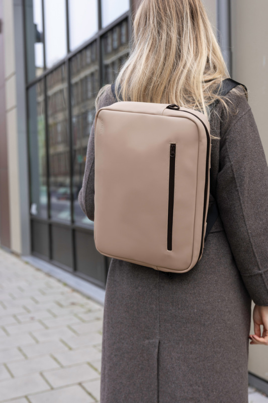 VINGA Baltimore RCS konvertibilný batoh/aktovka greige 5