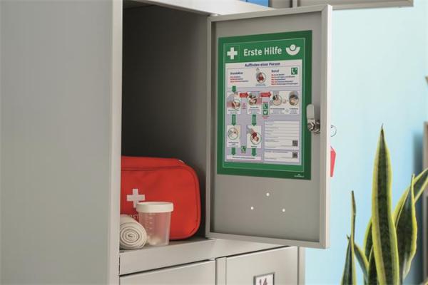 Informačný rám, A4, magnetický, DURABLE "DURAFRAME® MAGNETIC", zelená 2