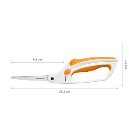 Nožnice na látky, 26 cm, FISKARS "EasyAction™", oranžové 3