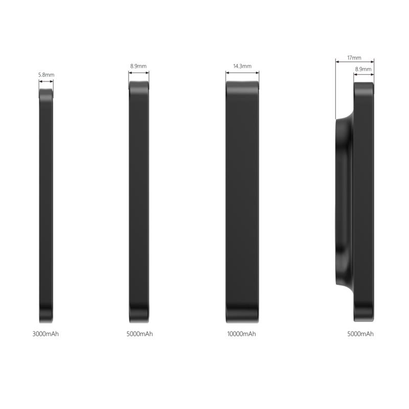Powerbanka 10000mAh Urban Vitamin Compton z RCS alu a plastu čierna 15