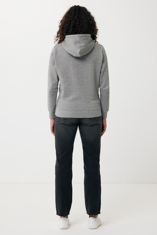 Ľahká mikina s kapucňou IQONIQ Rila z recykl. bavlny light heather anthracite XXS 10