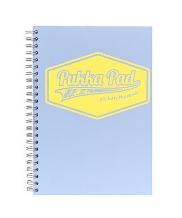 Špirálový zošit, A5, linajkový, 100 strán, PUKKA PAD "Pastel Jotta Pad", 1