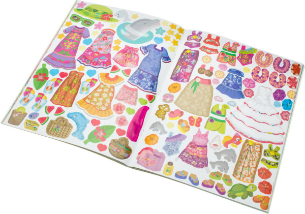 Šaty pre MOHEU – Kniha samolepiek 1