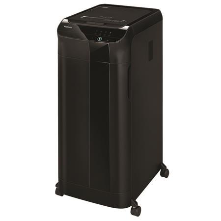 Skartovací stroj, mikro krížový rez, 600 listov, FELLOWES "AutoMax 600M", čierna