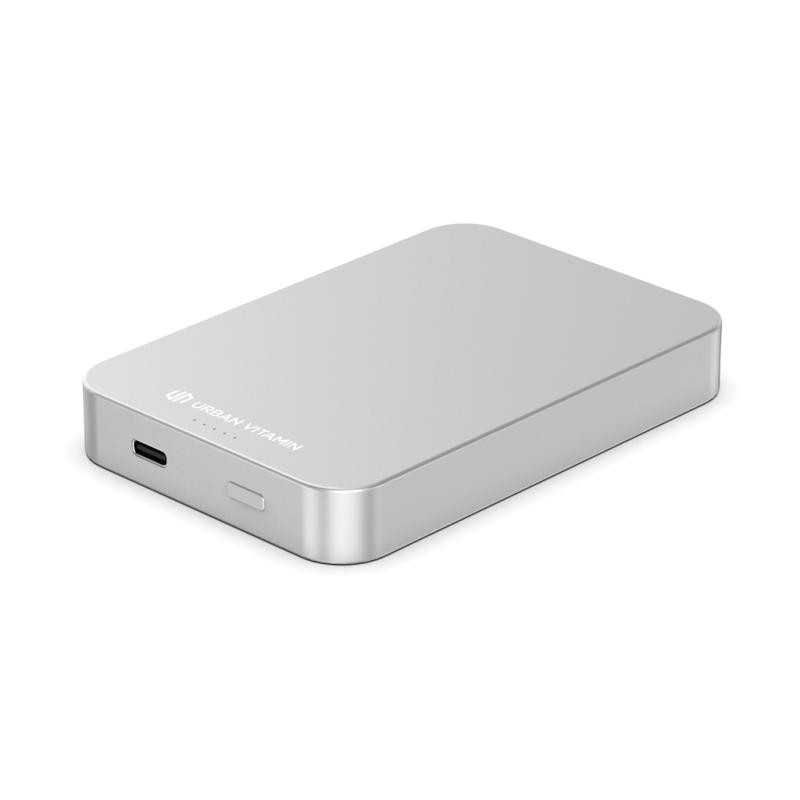 Powerbanka 10000mAh Urban Vitamin Compton z RCS alu a plastu strieborná 11