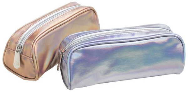 Peračník, na zips, lichobežníkový tvar, EXACOMPTA "Opale", mix farieb 1