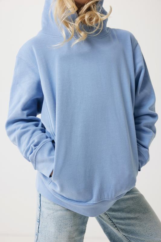 Detská mikina s bočnými vreckami IQONIQ Yengo z rec. bavlny sky blue 11-12r (146-152cm) 8
