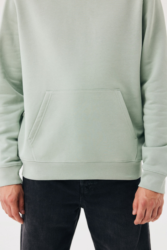 IQONIQ Joshua Unisex mikina s kapucňou z rec. bavlny Iceberg green XXS 15
