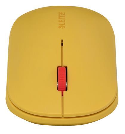 Myš, bezdrôtová, Bluetooth, LEITZ "Cosy", teplá žltá 3