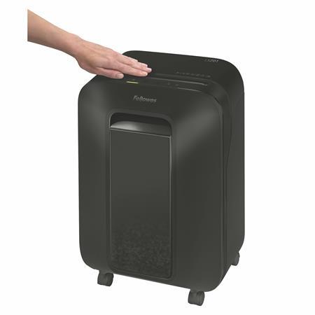 Skartovací stroj, mikro krížový rez, 11 listov, FELLOWES "Powershred LX201", čierna 5