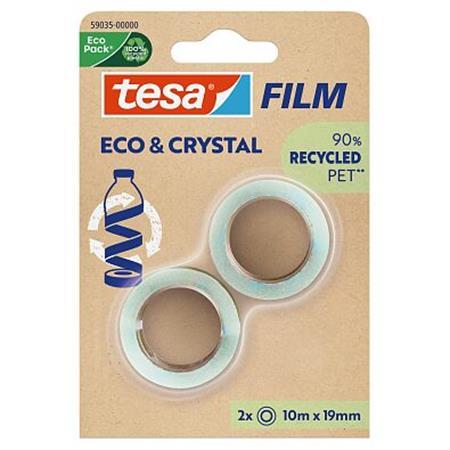 Lepiaca páska, 19 mm x 10 m, TESA "Eco&Crystal", priehľadná 1