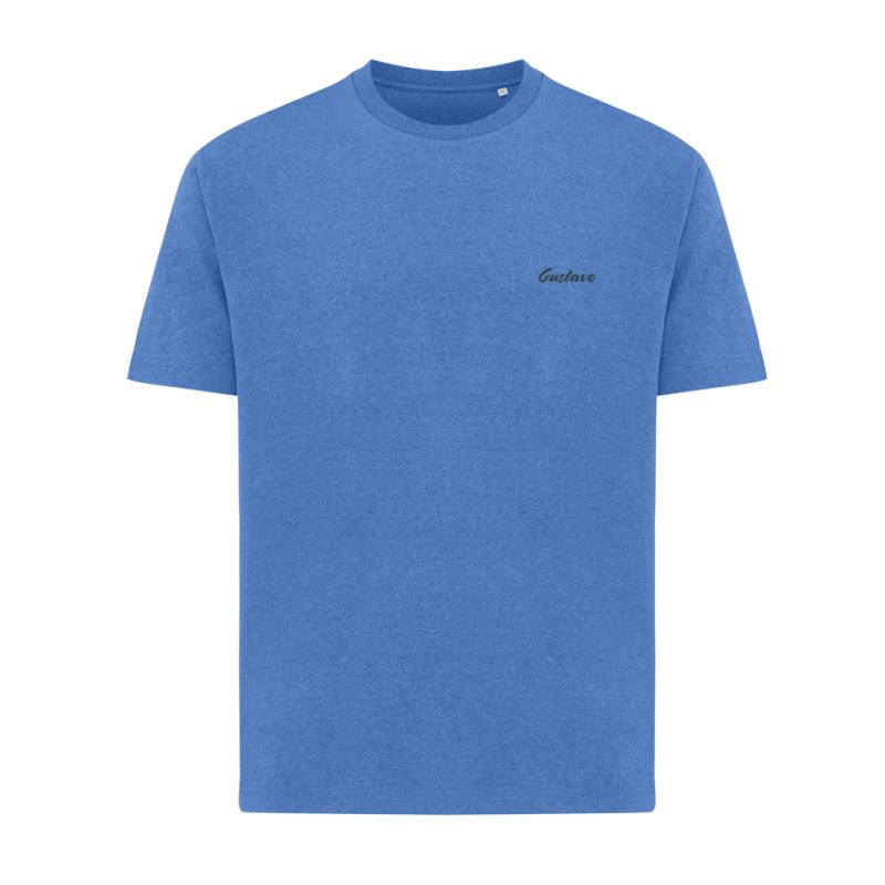 Tričko IQONIQ Teide z recykl. bavlny heather blue XL 3