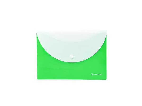 Obal na patent, A5, PP, s dvomi vreckami, PANTA PLAST, neónovo zelená 1